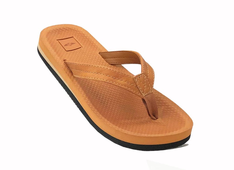 REDVOLUTION Girls Classic Braided Accented Beach Sandals Casual Flip Flop Surfer Girl - Image 4